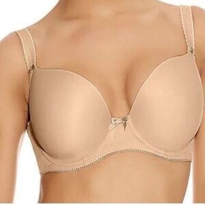 FREYA DECO MOULDED SEAMLESS T-SHIRT BRA - STYLE AA4234NUE NUDE BEIGE 30I